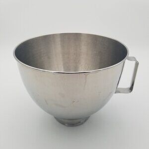 KitchenAid K46 Mixer Bowl 4.5 Qt Replacement Part Stainless Steel Silver